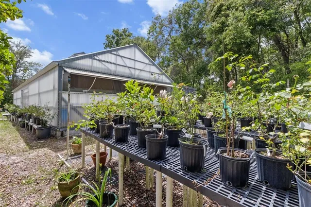 a house view with a garden space