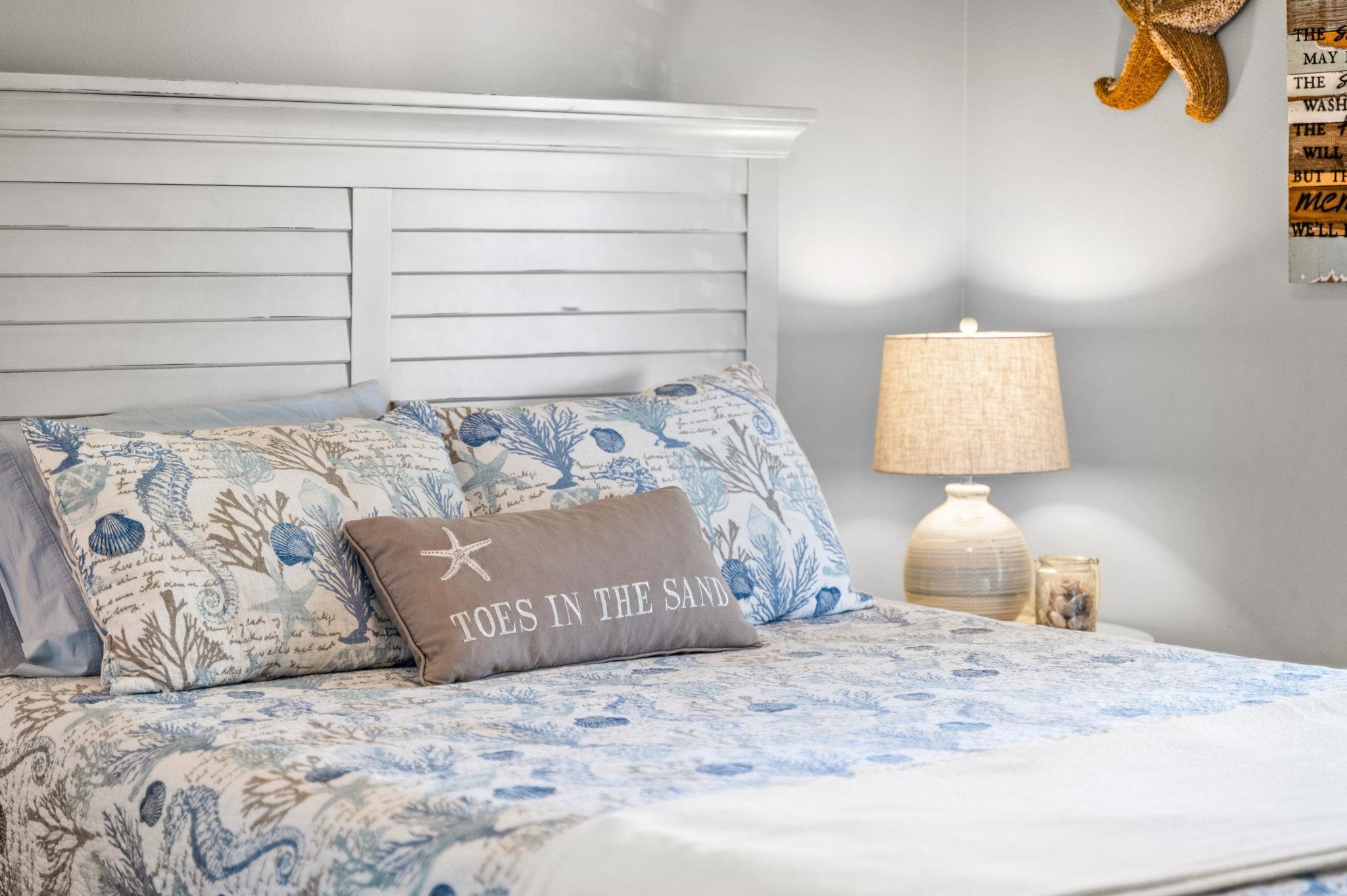 285 Atlantis Circle, Unit 203 St. Augustine, FL 32080 - Photo 37 of 66 a bedroom with a bed and walk in closet