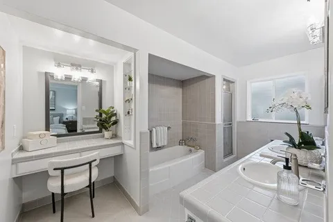 a close view of dining table and chairs