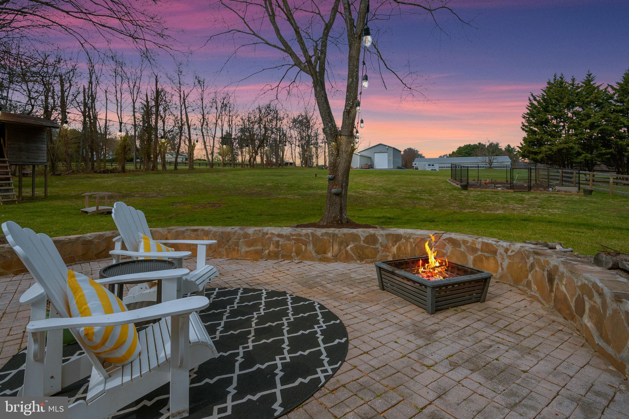22291 Newlin Mill Road Middleburg, VA 20117 - Photo 45 of 57 REAR YARD PATIO FOR THOSE QUIET NIGHTS