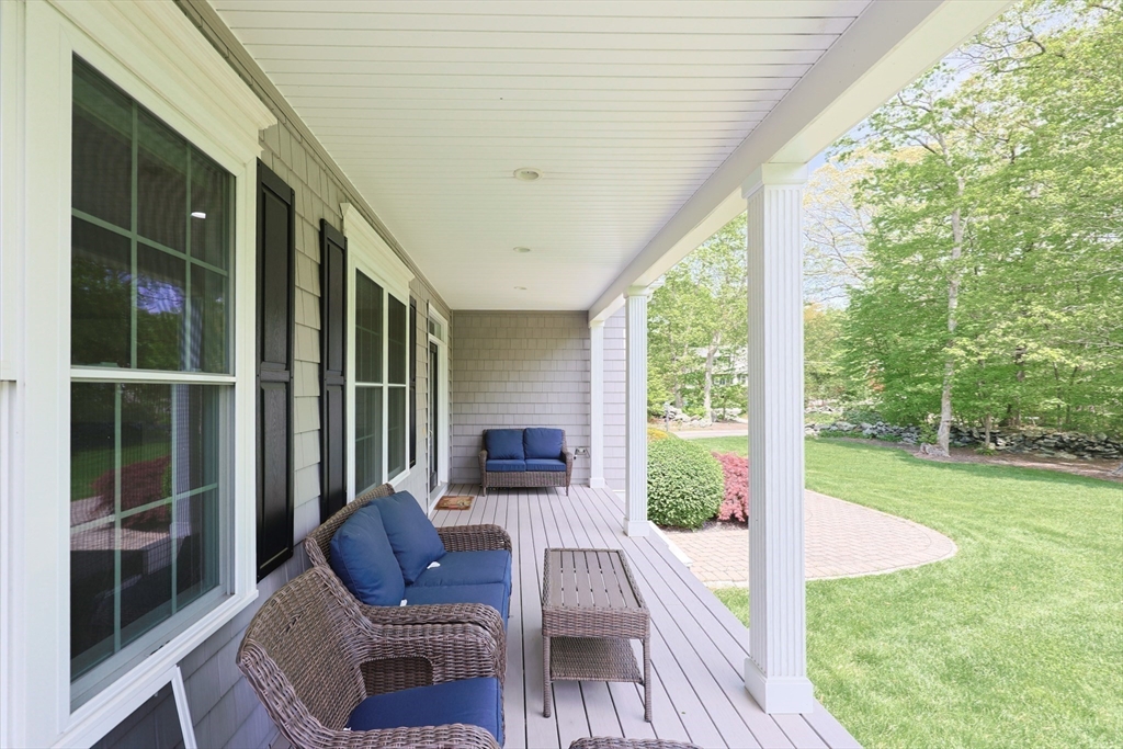 2 Powers Road Mendon, MA 01756 - Photo 5 of 40 a view of balcony with furniture and garden
