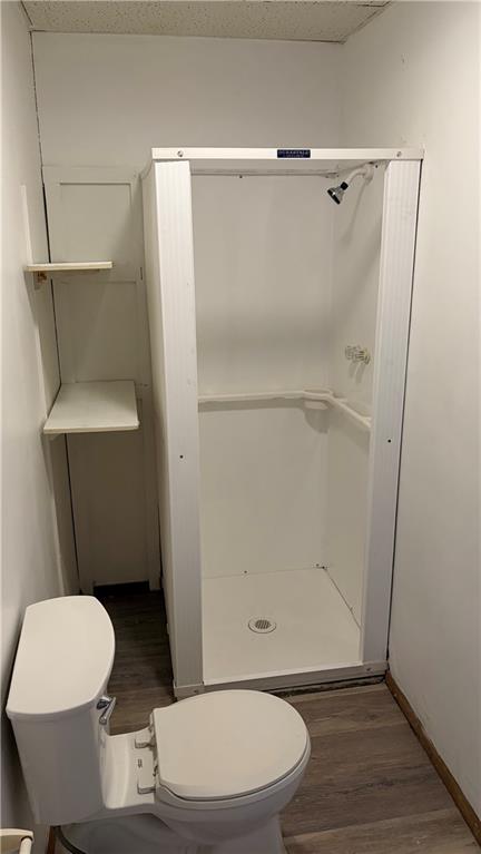 250 Virginia Avenue, Unit 3 Rochester, PA 15074 - Photo 6 of 10 a white toilet sitting next to a shower