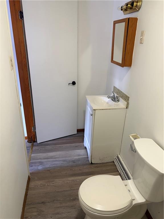 250 Virginia Avenue, Unit 3 Rochester, PA 15074 - Photo 7 of 10 a white toilet sitting next to a bathroom sink