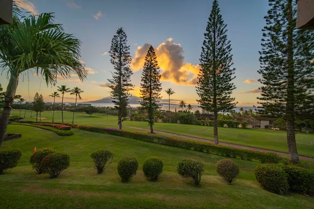 a view of a golf course