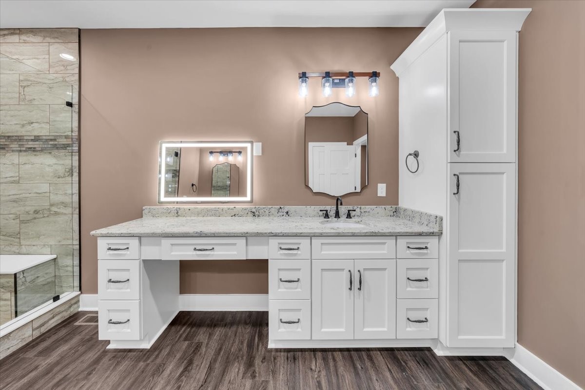 71 Brinkley Road Wartrace, TN 37183 - Photo 19 of 42 a bathroom with a sink and a mirror
