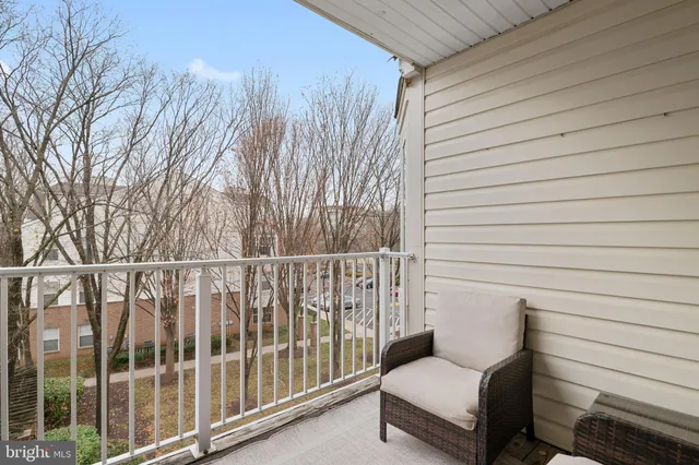 a view of a chair in the balcony