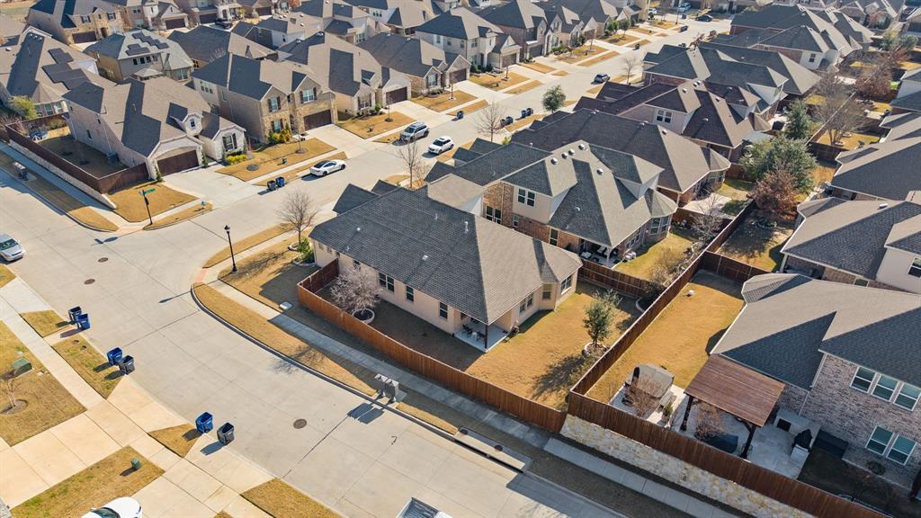 5504 Ripasso Street McKinney, TX 75070 - Photo 36 of 40 an aerial view of a house