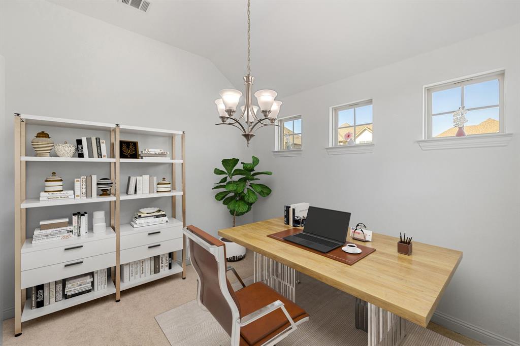 5504 Ripasso Street McKinney, TX 75070 - Photo 4 of 40 a view of a workspace with furniture