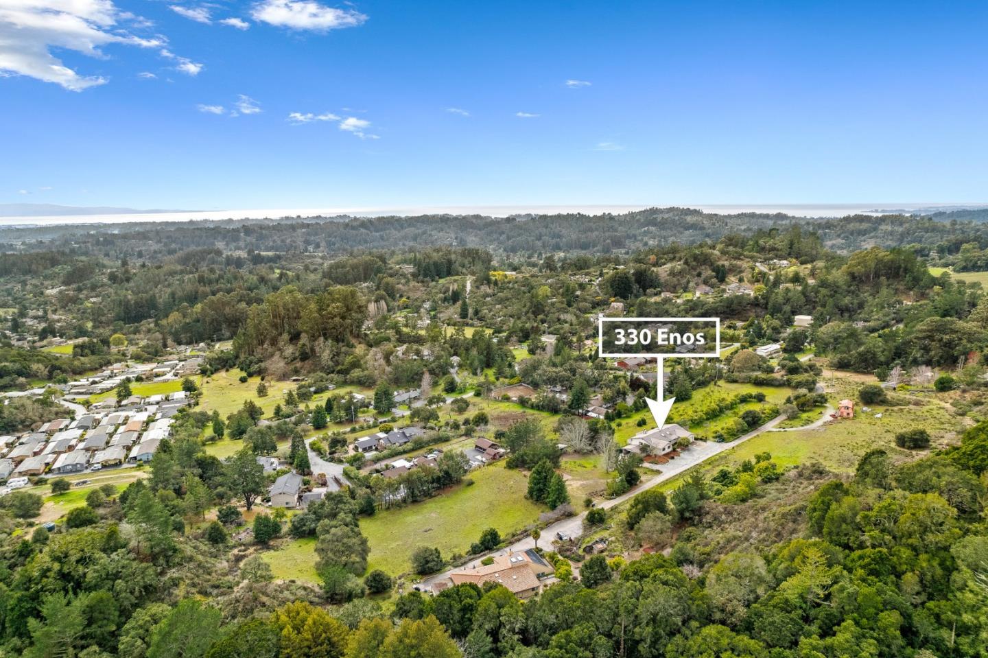 330 Enos Lane Corralitos, CA 95076 - Photo 2 of 73 a view of a city with mountain