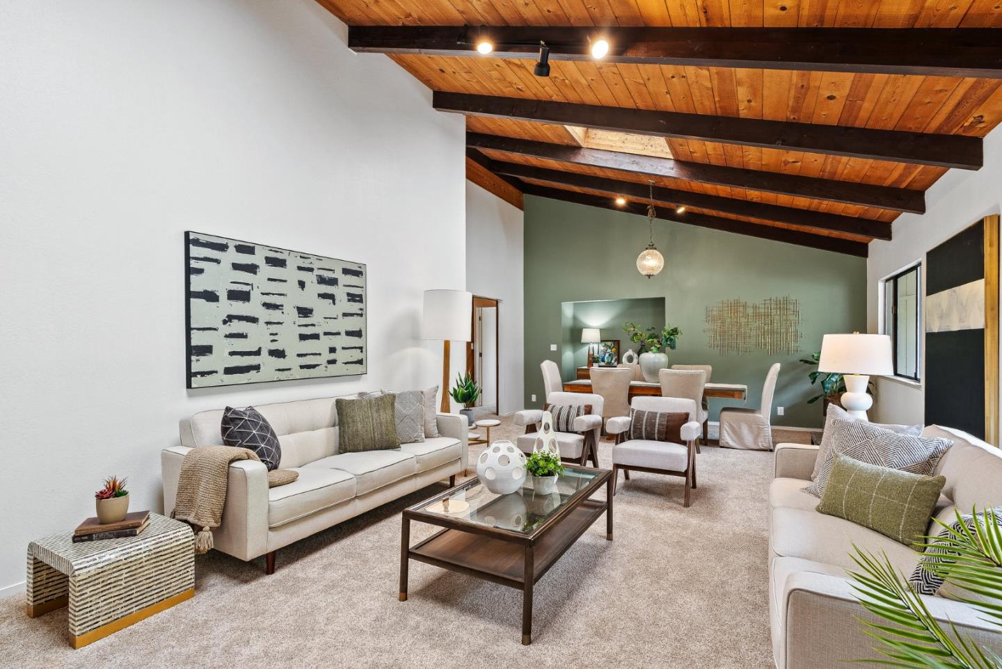 330 Enos Lane Corralitos, CA 95076 - Photo 4 of 73 a living room with furniture and a painting on the wall