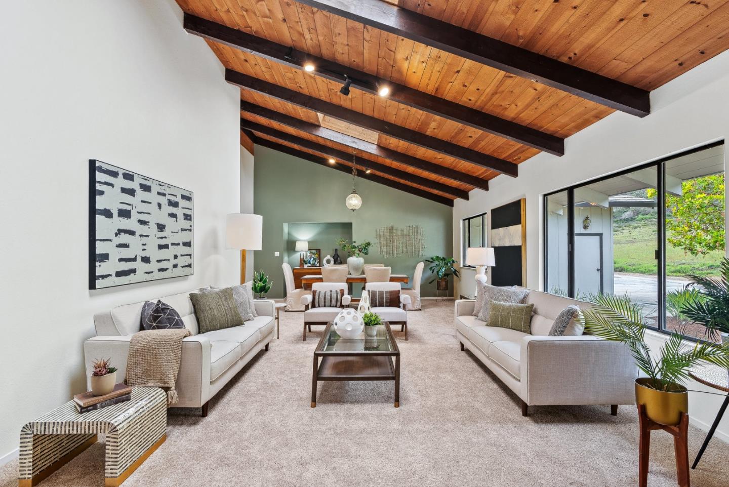 330 Enos Lane Corralitos, CA 95076 - Photo 5 of 73 a living room with furniture and a large window