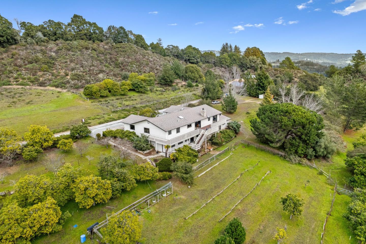 330 Enos Lane Corralitos, CA 95076 - Photo 56 of 73 a view of a lake with a mountain in the background