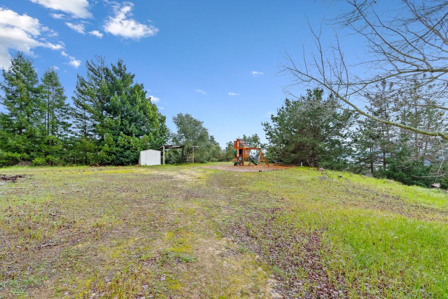 330 Enos Lane Corralitos, CA 95076 - Photo 59 of 73 a view of a yard with an outdoor space