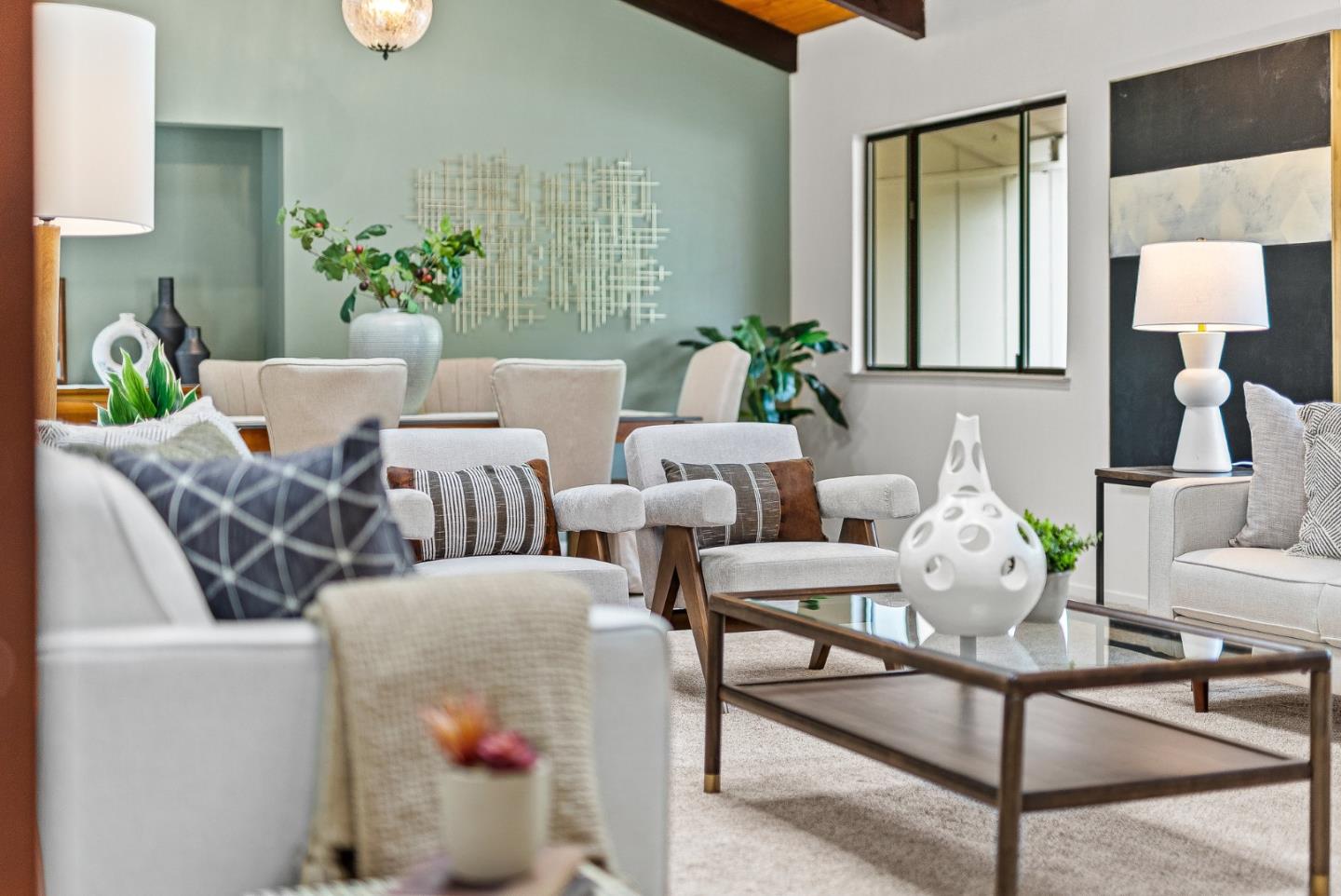 330 Enos Lane Corralitos, CA 95076 - Photo 6 of 73 a living room with furniture and a potted plant