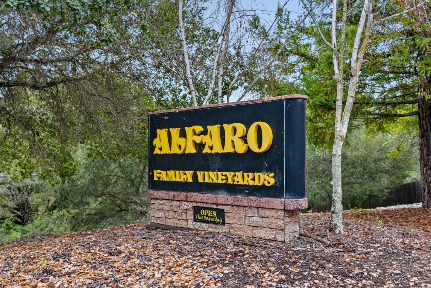 330 Enos Lane Corralitos, CA 95076 - Photo 67 of 73 a sign on the side of the road