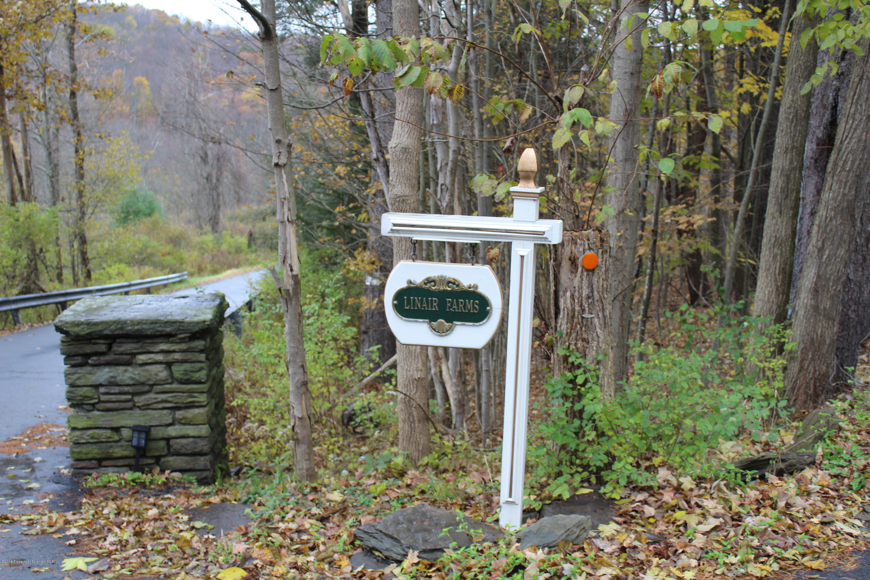 Linair Farms Road Dalton, PA 18414 - Photo 12 of 34 a backyard of a house with lots of green space and fountain