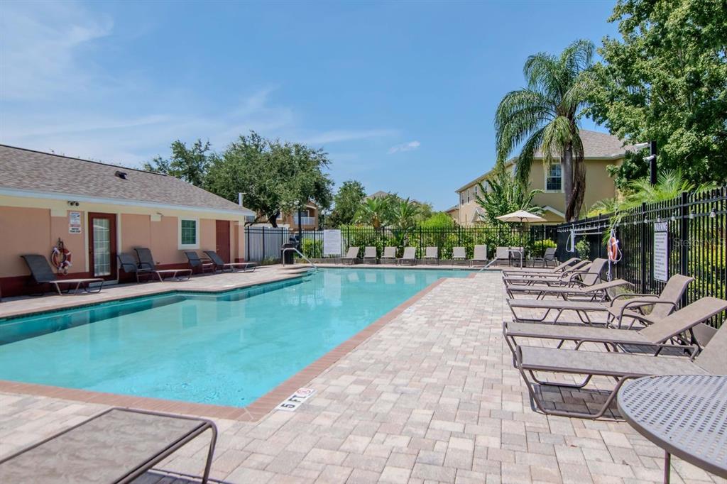 8880 Moonlit Meadows Loop Riverview, FL 33578 - Photo 40 of 43 a view of house with swimming pool outdoor seating