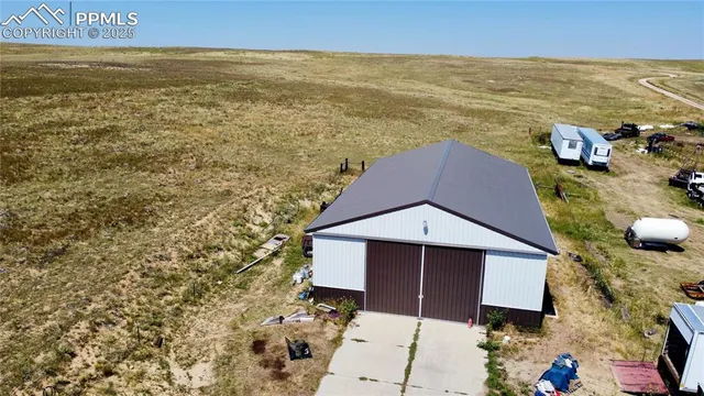 a view of a terrace with an ocean view