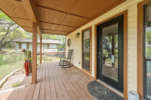 a view of outdoor space with seating area