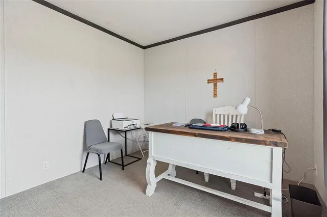 a view of workspace with furniture