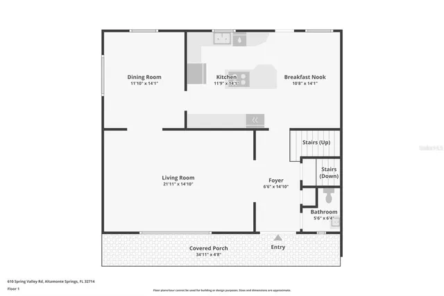 $974,900 | 610 Spring Valley Road, Altamonte Springs, FL 32714