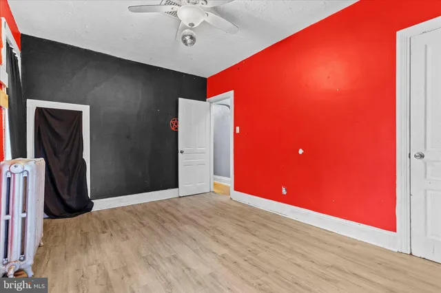 a view of a livingroom with a flat screen tv