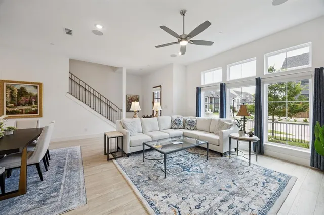a view of house with wooden stairs
