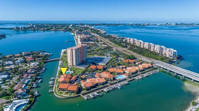 a view of a city and ocean view