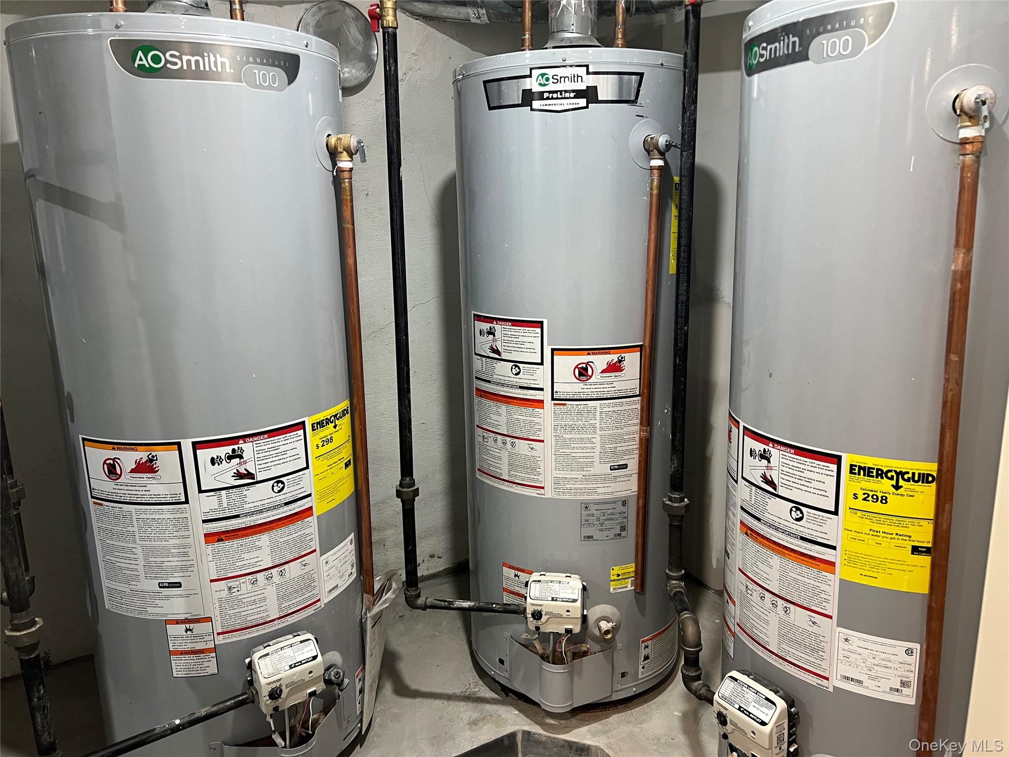 89-21 69th Road, Unit 2R Queens, NY 11375 - Photo 13 of 16 a store room with water heater refrigerator