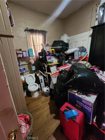 a room with storage and utility