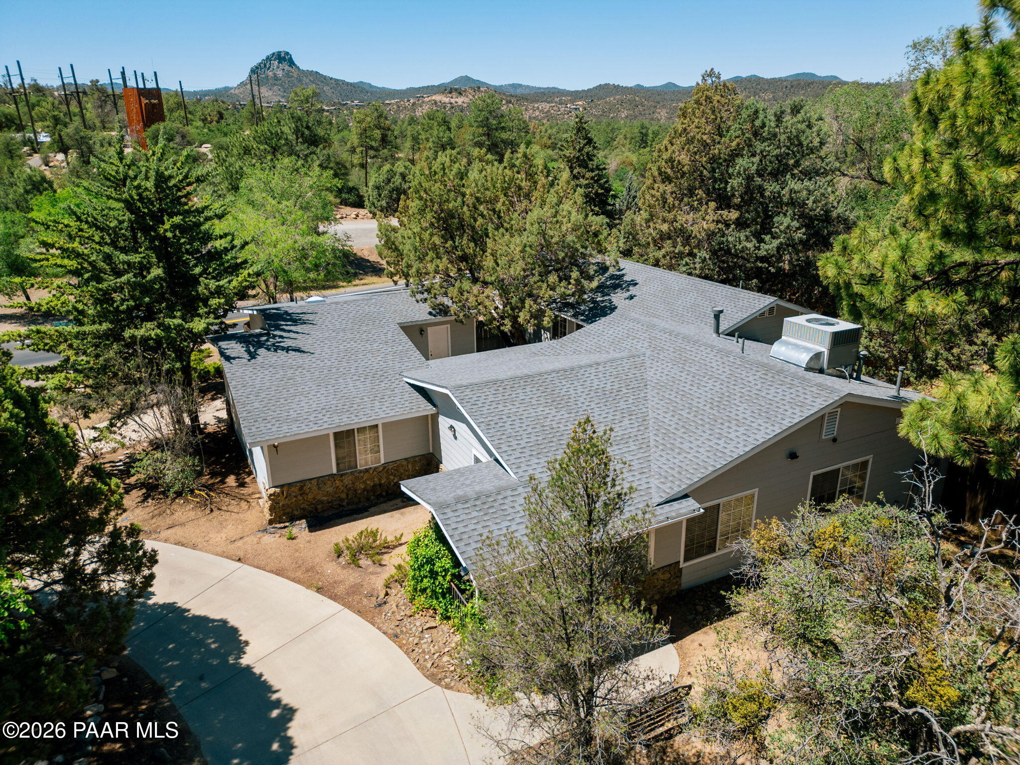 1710 Grandview Road Prescott, AZ 86305 - Photo 2 of 47 an aerial view of a house