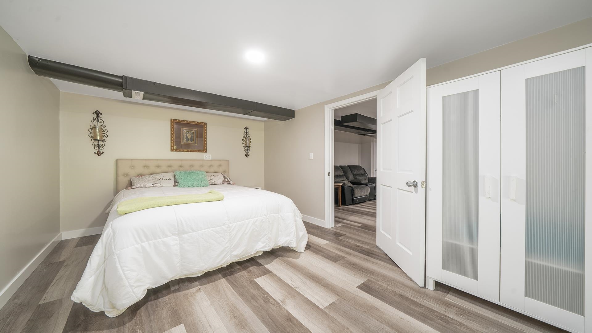 4432 Highway 2 Oregon, IL 61061 - Photo 34 of 49 a bedroom with a bed and a mirror