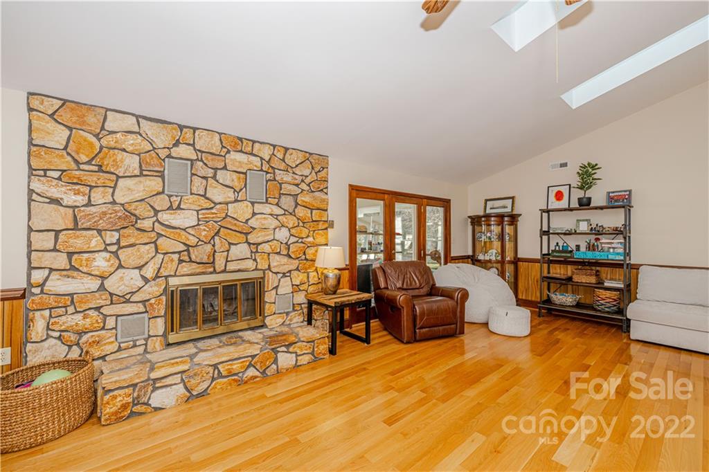 5100 Rounding Run Road Charlotte, NC 28277 - Photo 34 of 46 a living room with fireplace furniture and a flat screen tv
