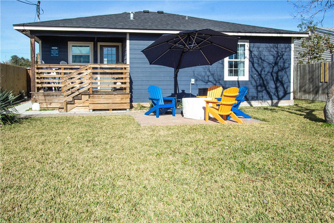 1505 Dewitt Street Corpus Christi, TX 78418 - Photo 4 of 18 a view of a house with backyard and porch