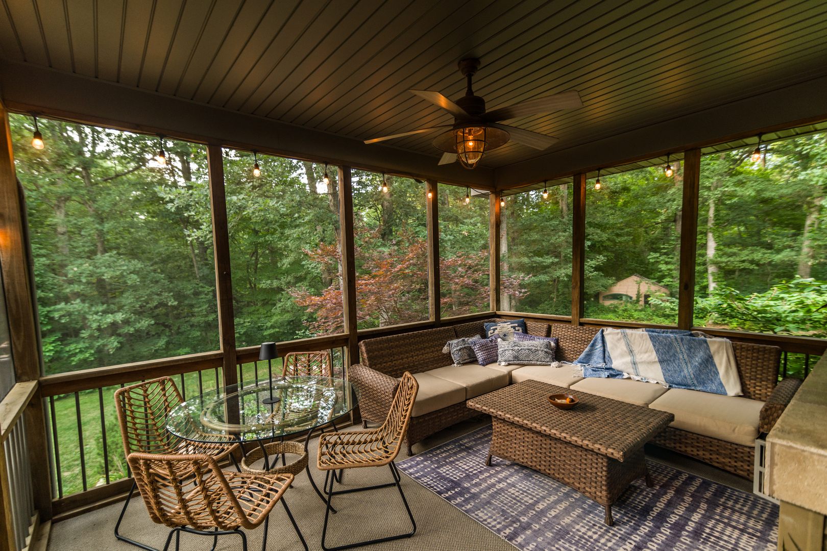 6690 Little Galilee Road Clinton, IL 61727 - Photo 18 of 53 a view of a patio with a table chairs and a table