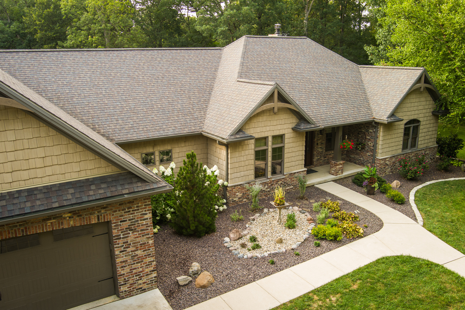 6690 Little Galilee Road Clinton, IL 61727 - Photo 2 of 53 a aerial view of a house with a yard