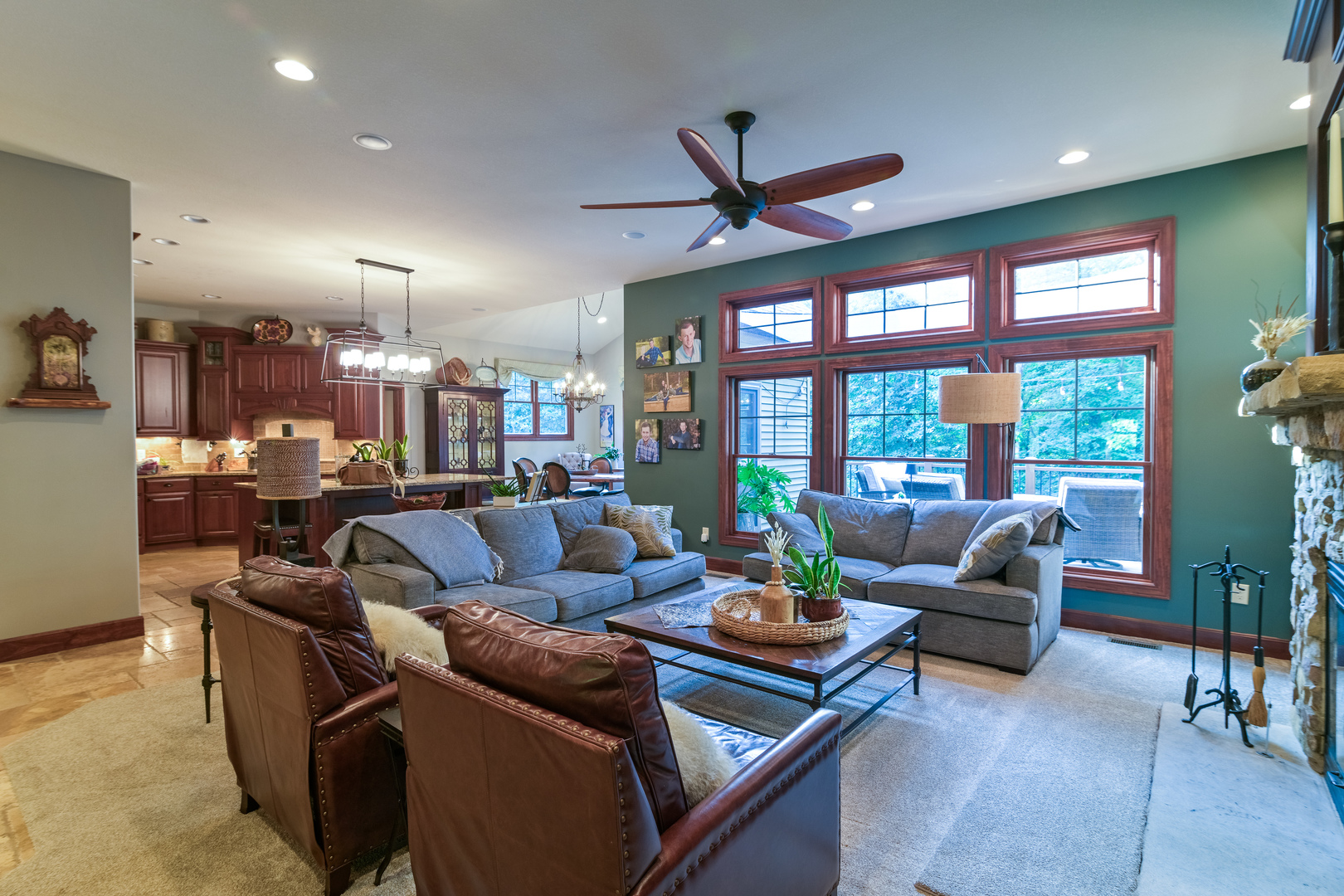 6690 Little Galilee Road Clinton, IL 61727 - Photo 25 of 53 a living room with furniture and a large window