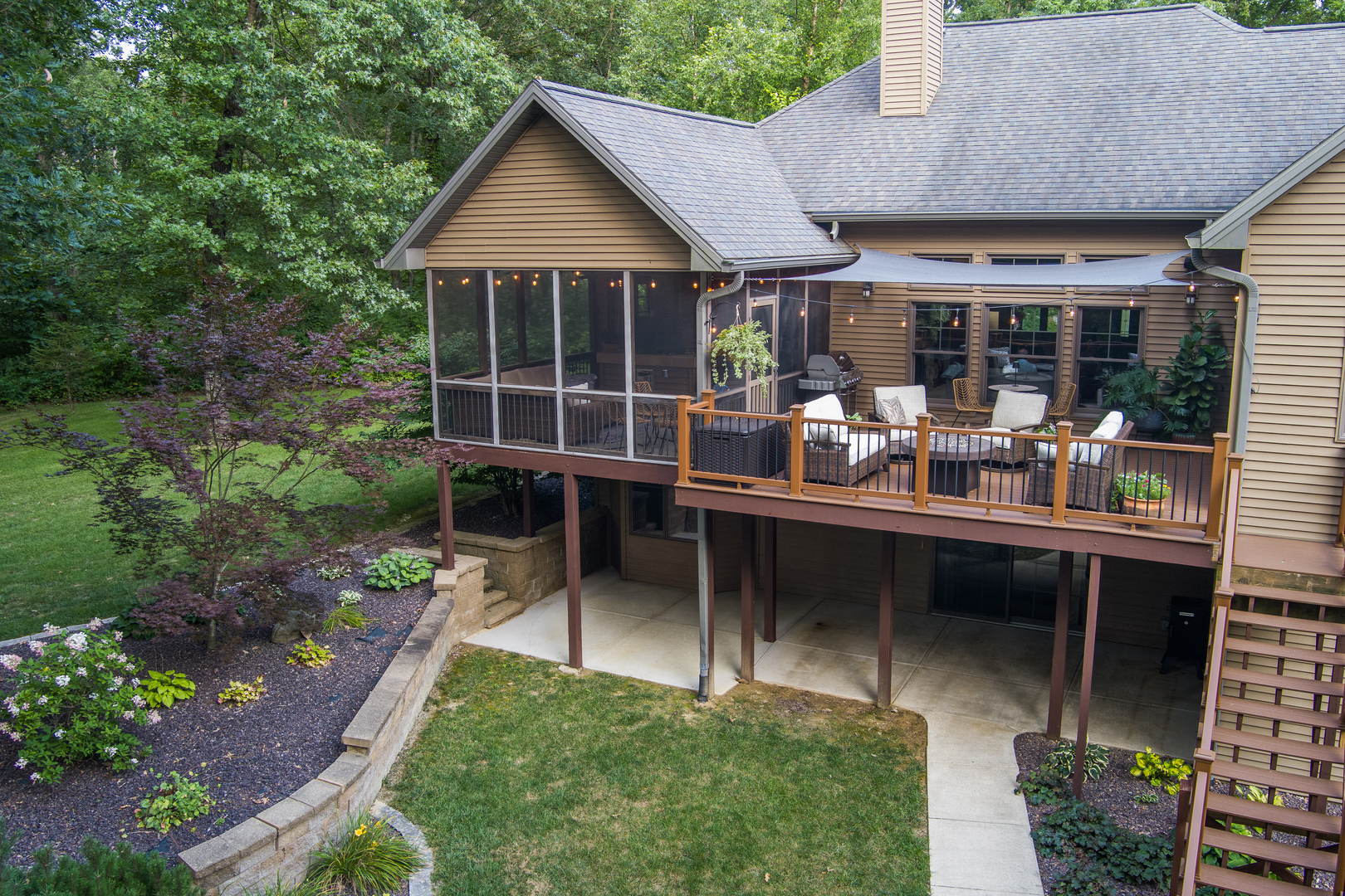 6690 Little Galilee Road Clinton, IL 61727 - Photo 3 of 53 a backyard of a house with yard barbeque oven and outdoor seating