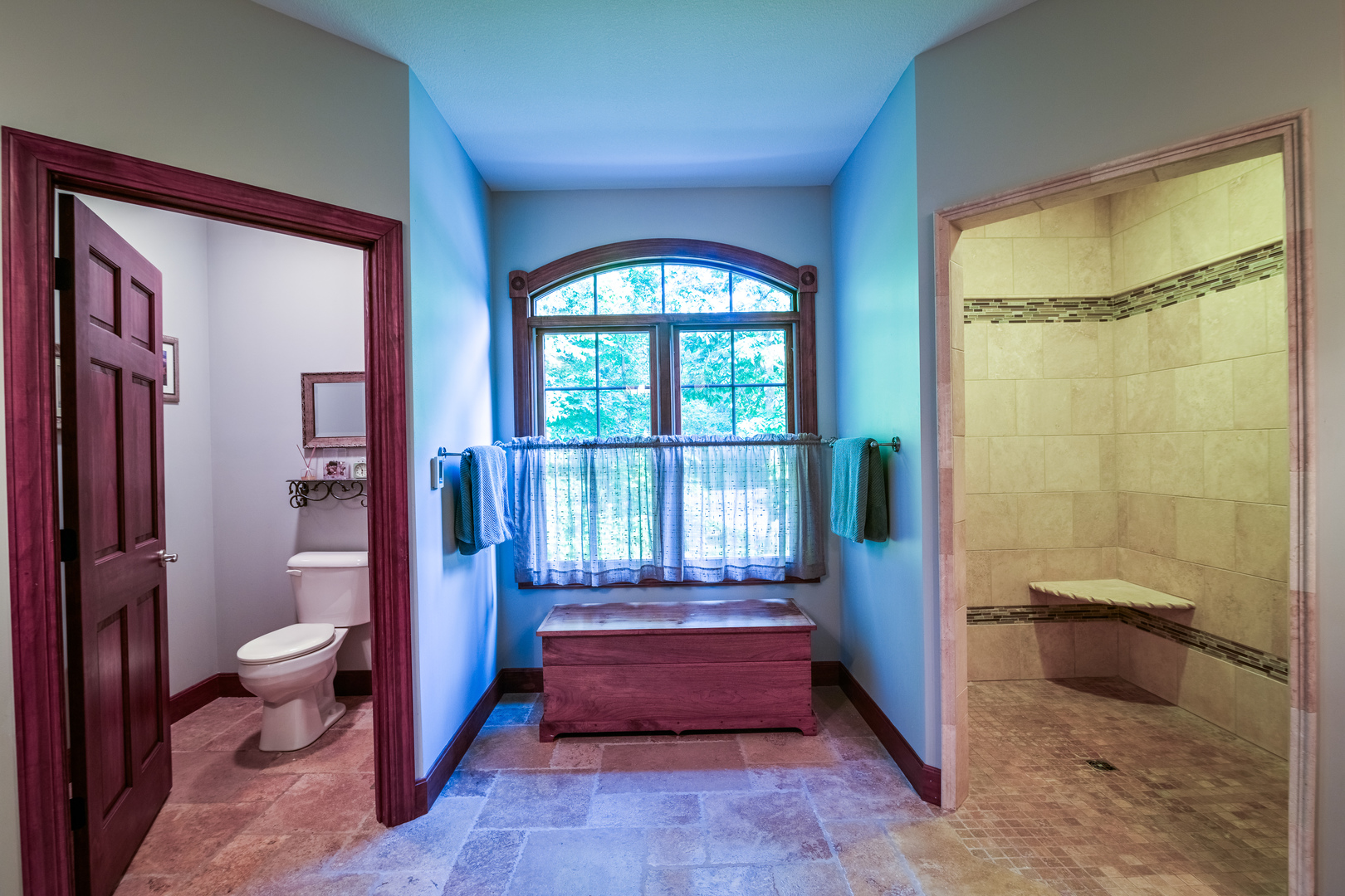 6690 Little Galilee Road Clinton, IL 61727 - Photo 35 of 53 a spacious en suite bathroom with a tub shower and a sink