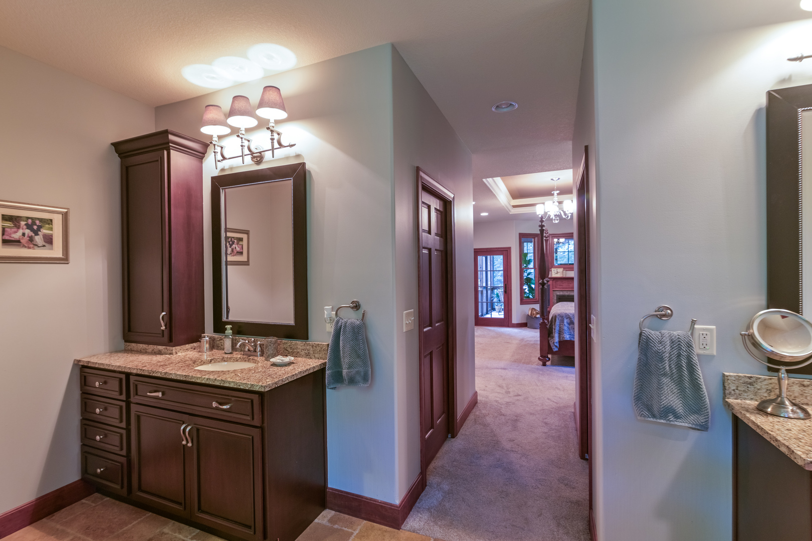 6690 Little Galilee Road Clinton, IL 61727 - Photo 36 of 53 a bathroom with a sink and a mirror