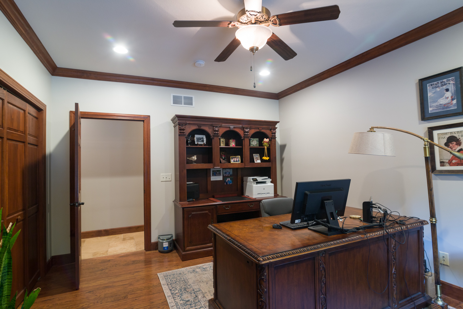 6690 Little Galilee Road Clinton, IL 61727 - Photo 42 of 53 a kitchen with stainless steel appliances granite countertop a refrigerator a sink dishwasher and a stove with wooden floor