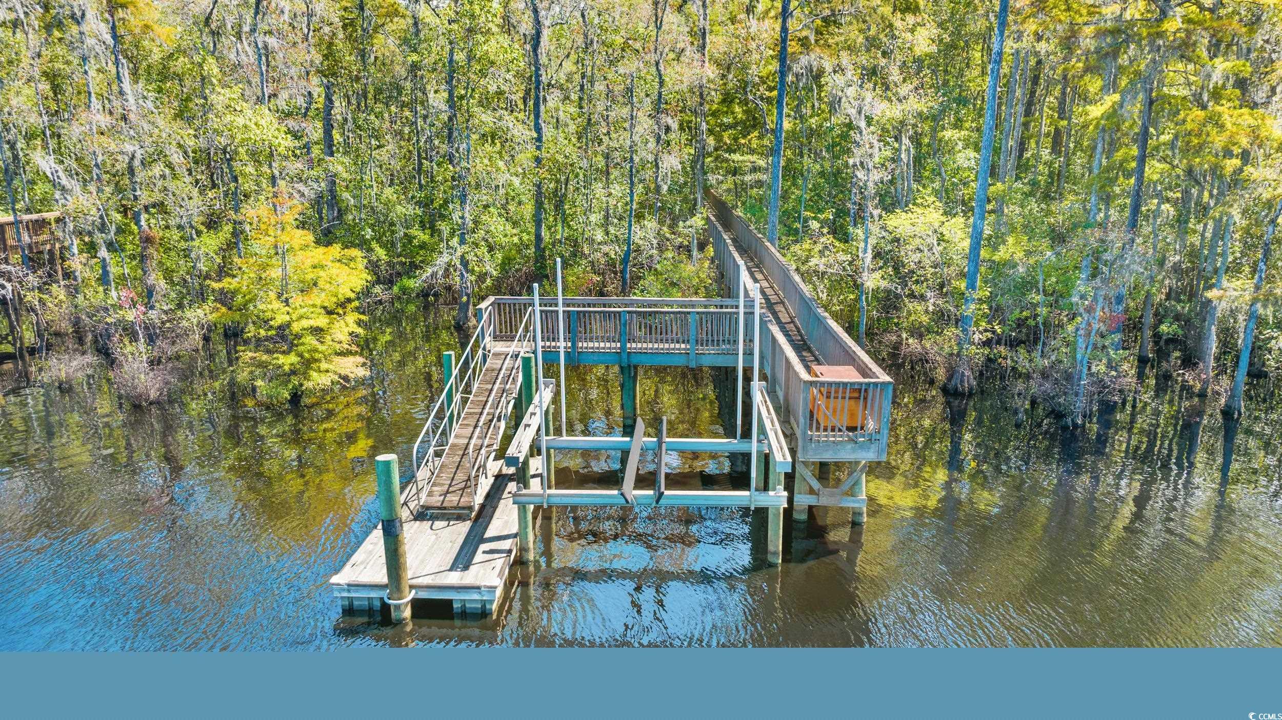 Lot 71 Chamberlin Road Myrtle Beach, SC 29588 - Photo 8 of 12 Dock area with a water view