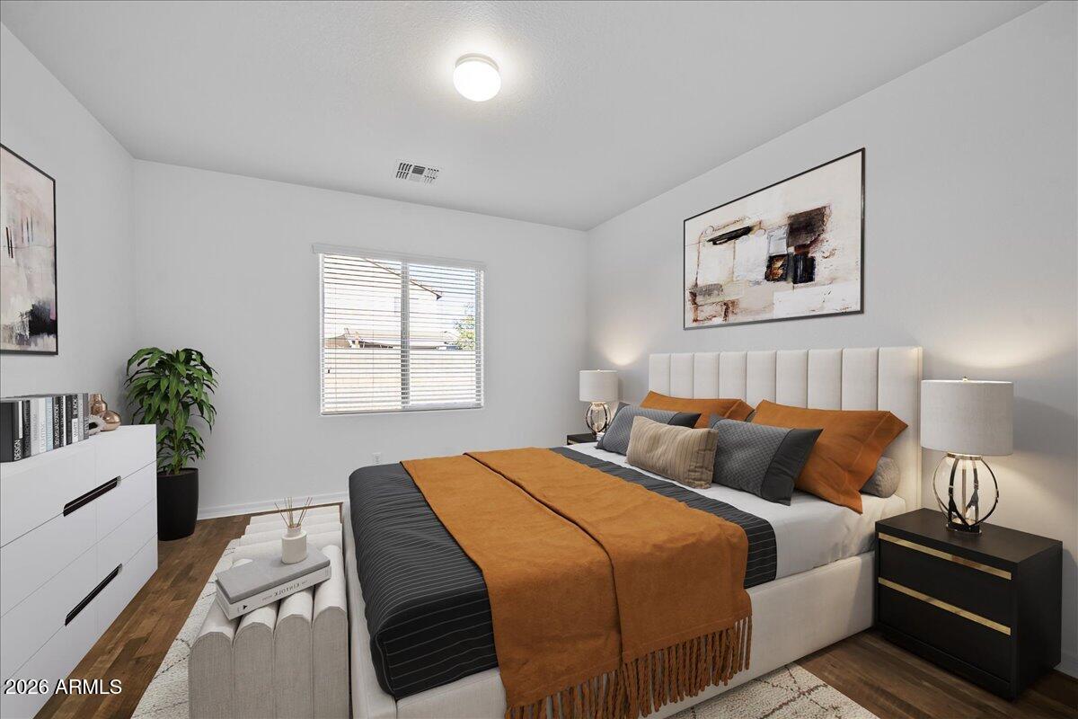 4366 West White Canyon Road San Tan Valley, AZ 85144 - Photo 17 of 35 a bedroom with bed and window