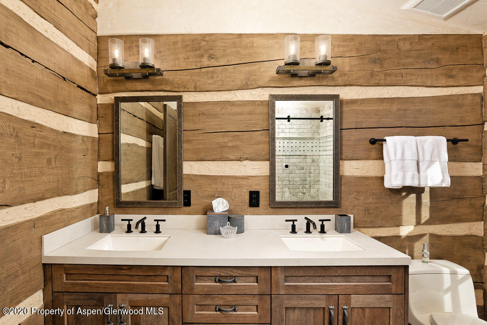 14 Arbaney Ranch Road Basalt, CO 81621 - Photo 15 of 29 a bathroom with a sink and a mirror