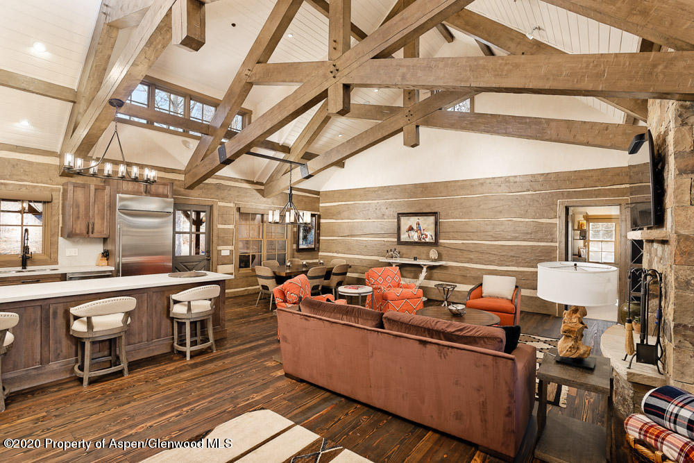 14 Arbaney Ranch Road Basalt, CO 81621 - Photo 5 of 29 a room with lots of wooden furniture