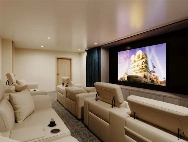 a living room with furniture a window and a flat screen tv