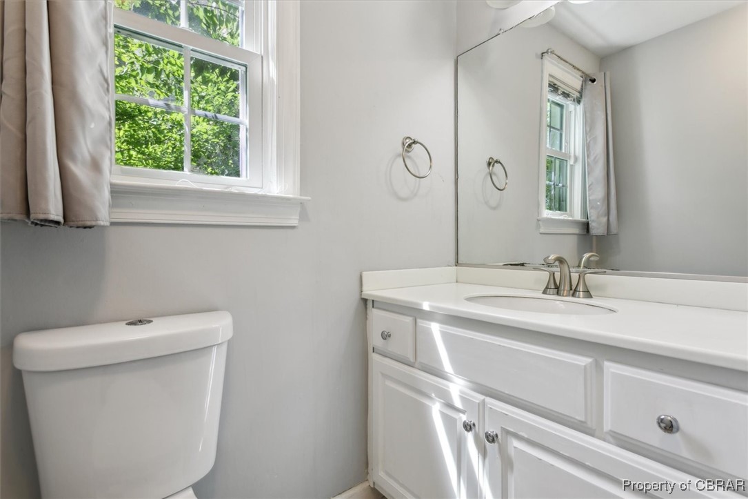 3810 Kecoughtan Road Hampton, VA 23669 - Photo 15 of 40 Bathroom with vanity and toilet