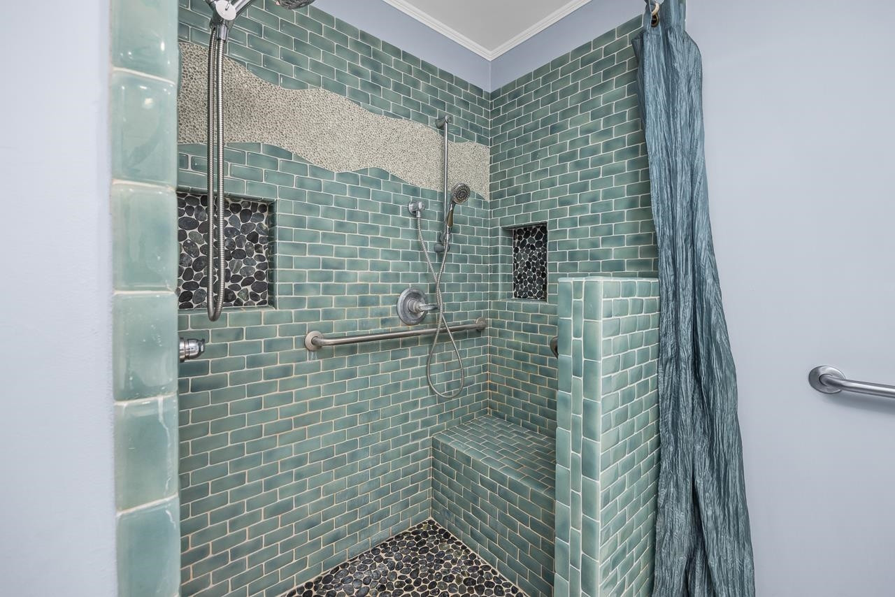 5815 Paragon Circle Durham, NC 27712 - Photo 15 of 41 a bathroom with a shower