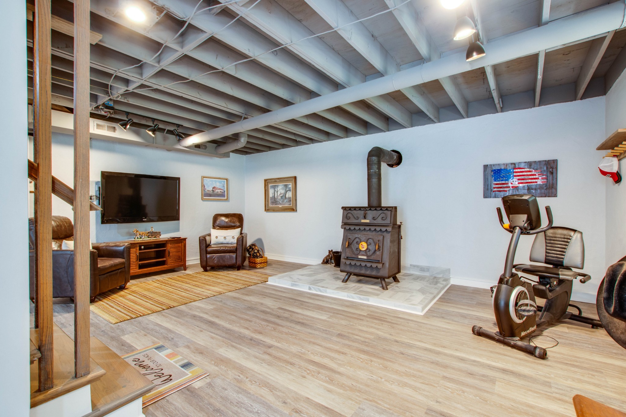 444 S Road Cottontown, TN 37048 - Photo 18 of 30 a view of a room with gym equipment