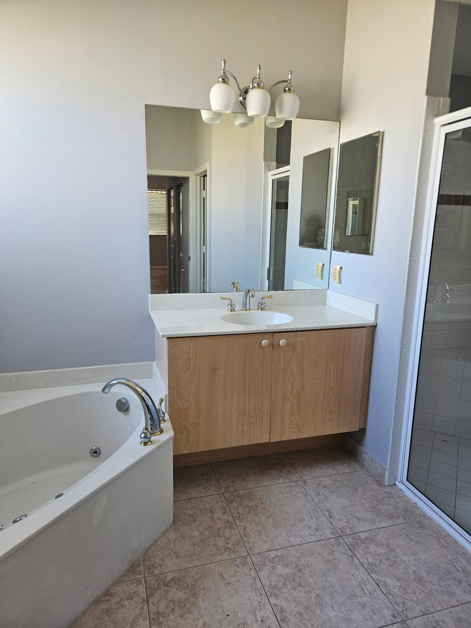 406 Springview Loop Port St. Lucie, FL 34986 - Photo 21 of 23 a bathroom with a bathtub sink and mirror